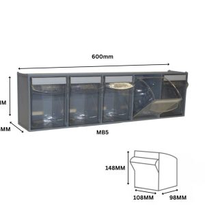 Tilt Bin MB5 - 600 x 135 x 164