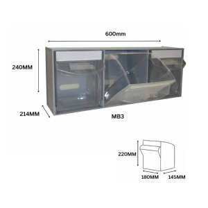 Tilt Bin MB3 - 600mm x 214mm x 240mm