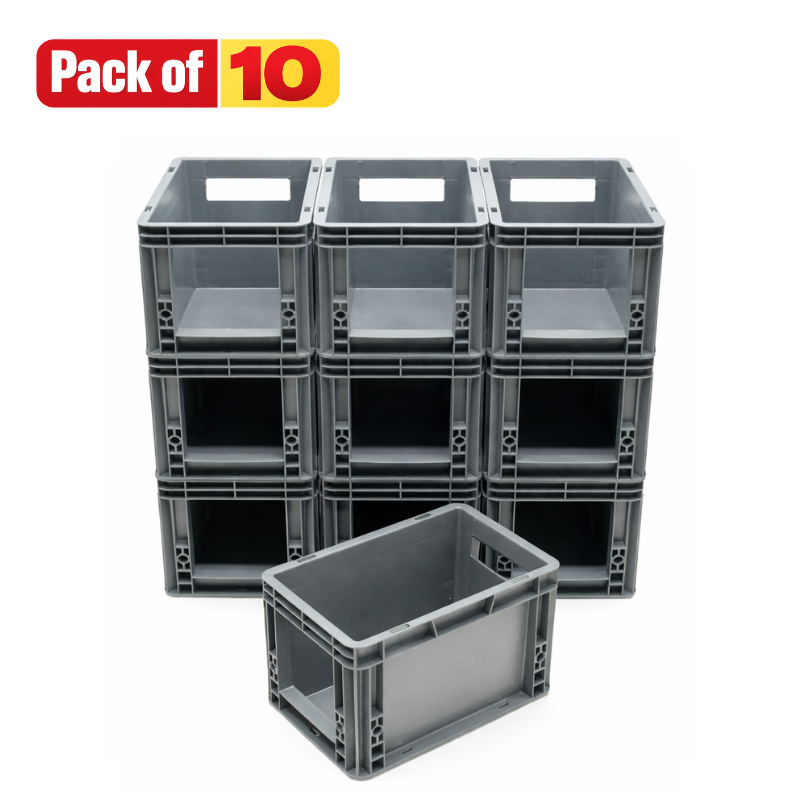 7 Litre Euro Box with Half Open Front – 300mm x 195mm x 190mm – SPK3017 AV