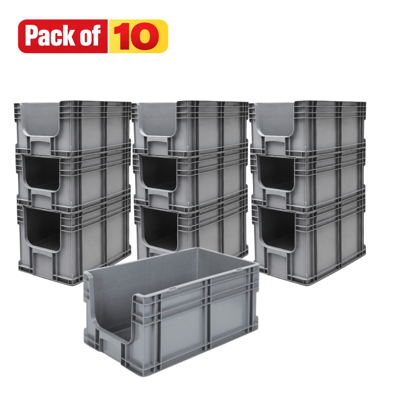 Euro Box Half Open Front – 505mm x 295mm x 180mm – SPK18K AV Waretec