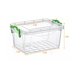 5 Litre Clear Box - 310mm x 140mm x 170mm